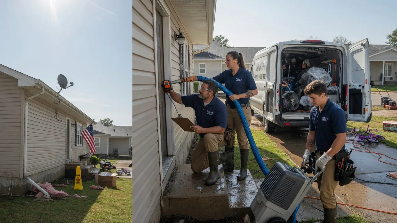 Ceiling Water Damage Restoration in Custar, OH near me